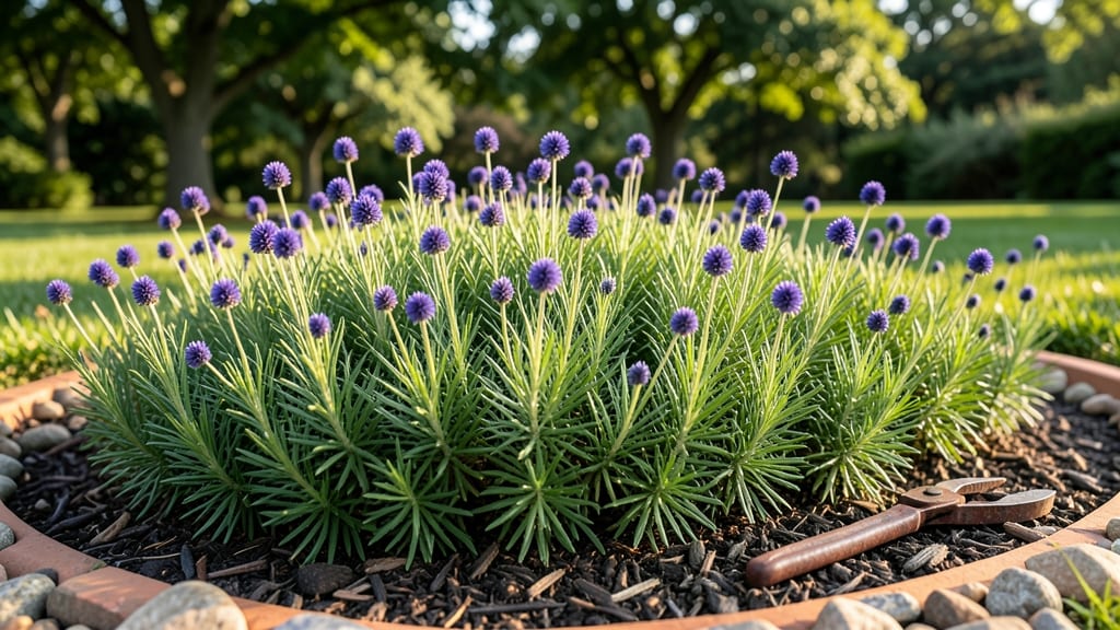 Blue Pom Pom Flowers: Whimsical Blue Clouds That Brighten Any Border