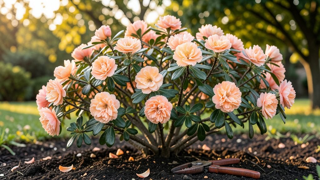 Double Take Peach Flowering Quince: Fragrant Clusters That Bloom Year-Round