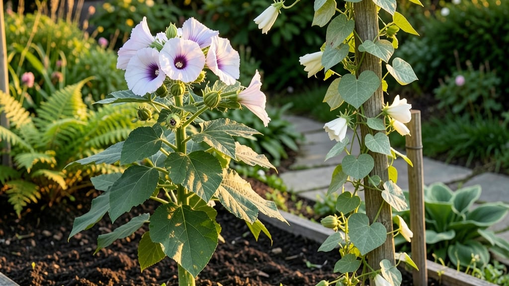 Jimson Weed Moonflower Growing Guide: Twisting Vines and Late-Summer Blooms