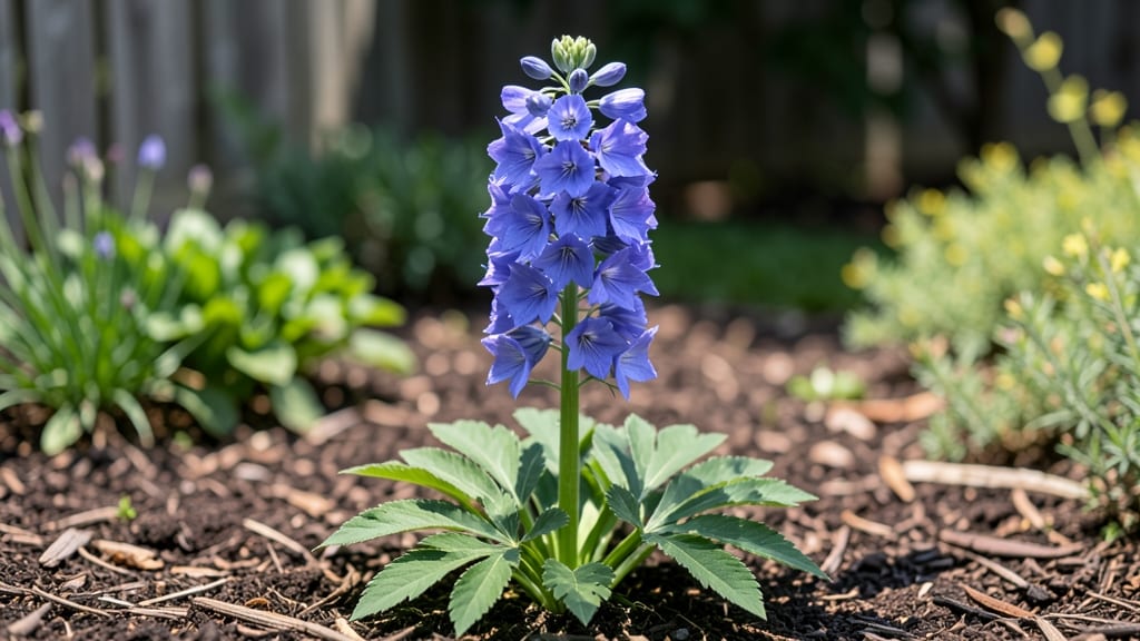 Larkspur Flower Blue: Pacific Northwest’s Frost-Resistant Vertical Star