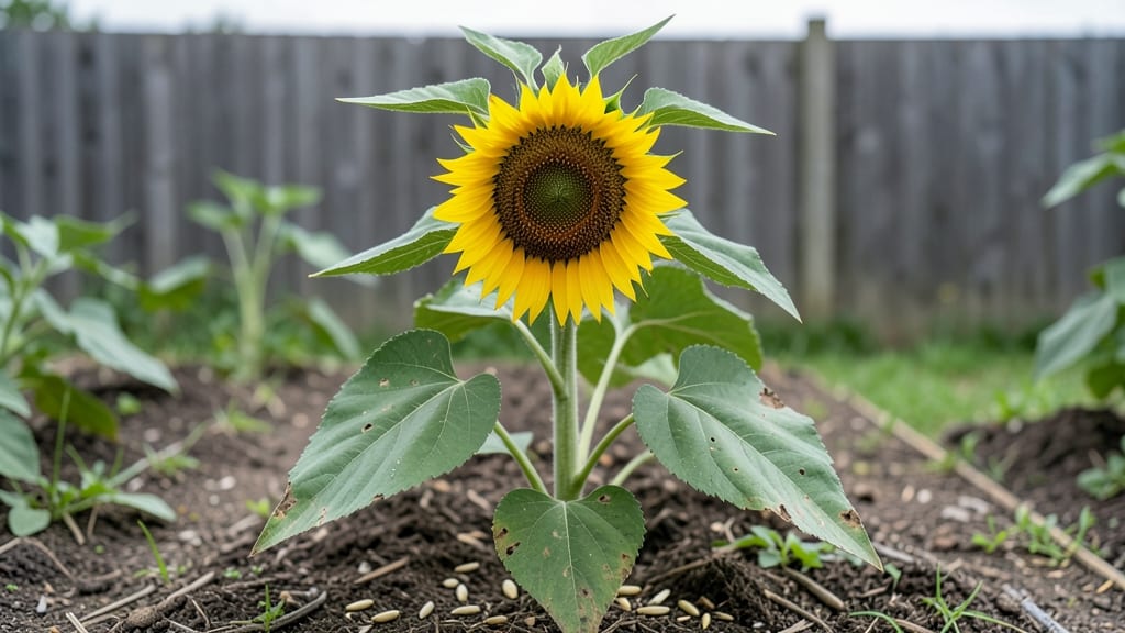 Plant Sunflower Seeds Point Up or Down: The Proven Trick for Straight Stems