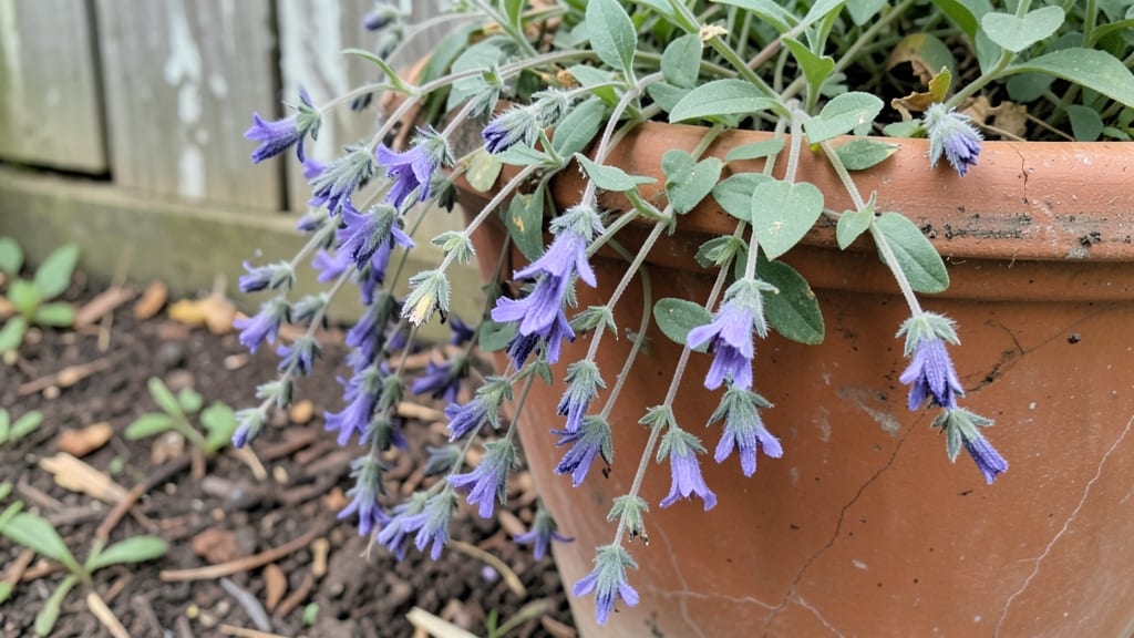 Purple Draping Flower: Cascading Beauty for Containers and Vertical Gardens