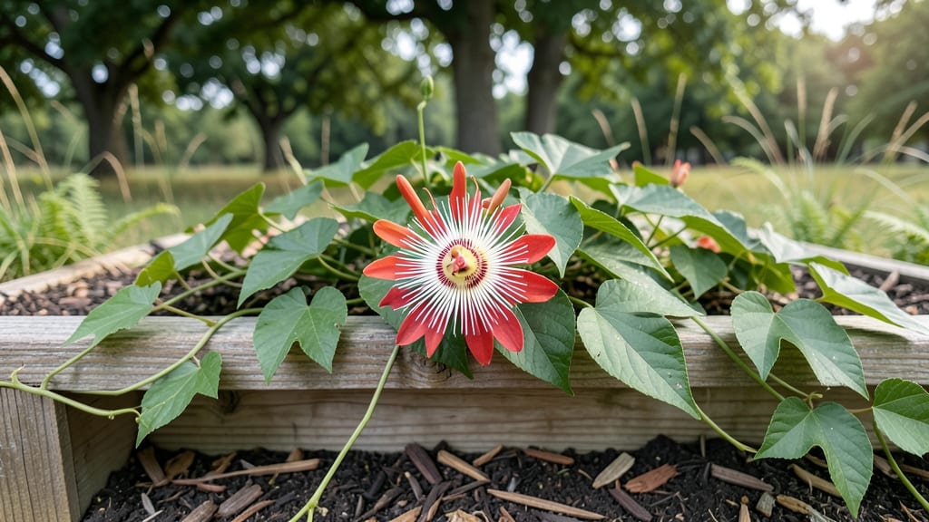 Red Passion Flower Plant: Cold-Hardy Vines With Edible Blooms