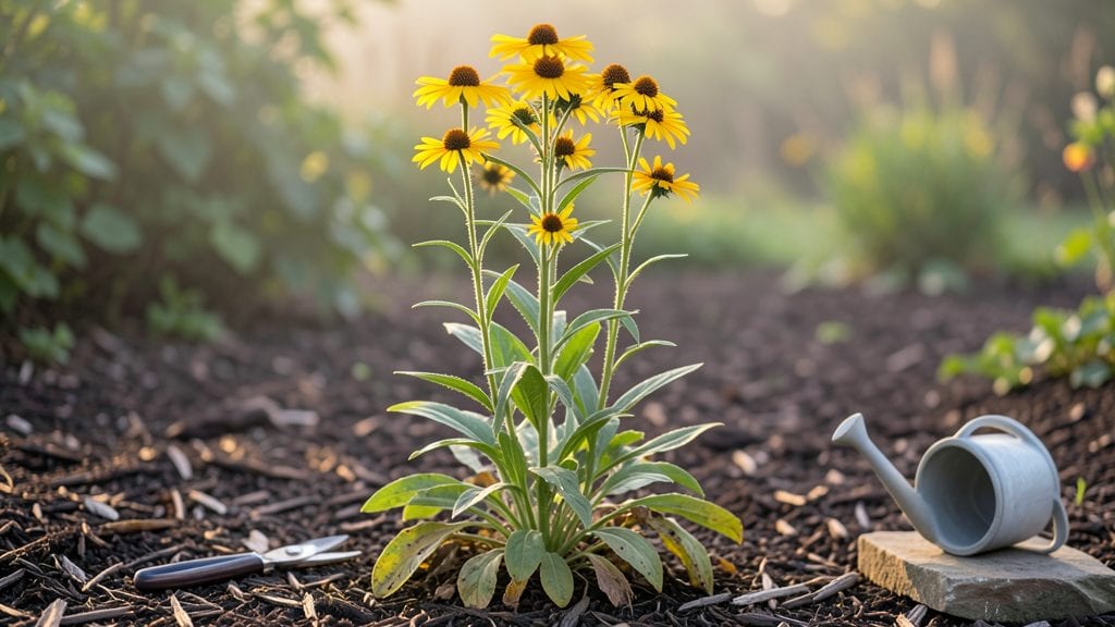Tall Stalk Yellow Flowers: Pacific Northwest's Frost-Resistant Vertical Star