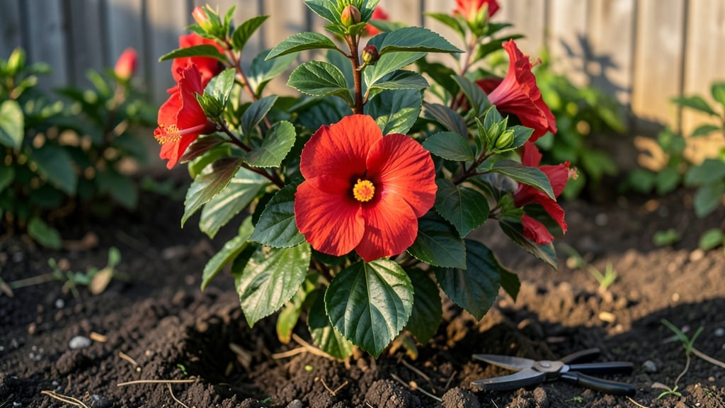 Tropical Red Flower: Pacific Northwest's Hummingbird-Fed Sunset Stunner