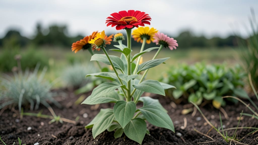 Zinnia Flower Leaves: Edible Garnish With Peppery Zing